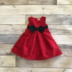 Carter’s Red Shantung Dress, 2T, EUC